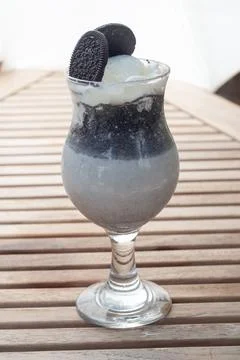 Biscuit Blend Drink Stock-Fotos