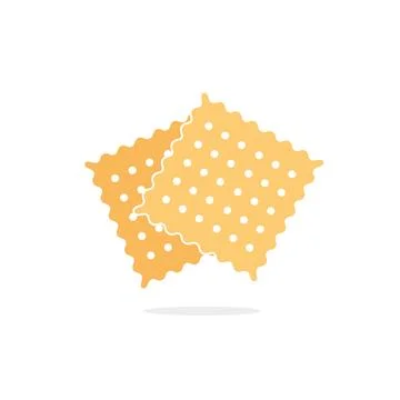 Biscuit, cookie color vector icon. Illustrazione stock