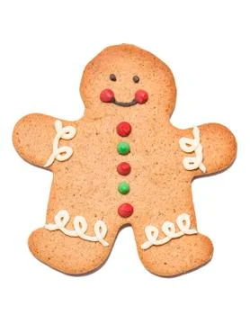 Biscuit cookie man Stock Photos