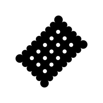 Biscuit cracker icon vector design templates simple and modern Stock Illustration