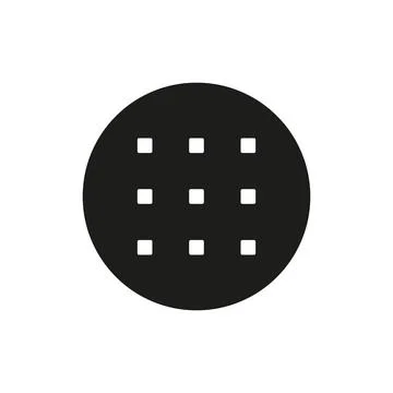 Biscuit food bakery icon vector basic design simple and modern Illustrazione stock