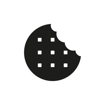 Biscuit food bakery icon vector basic design simple and modern 스톡 일러스트