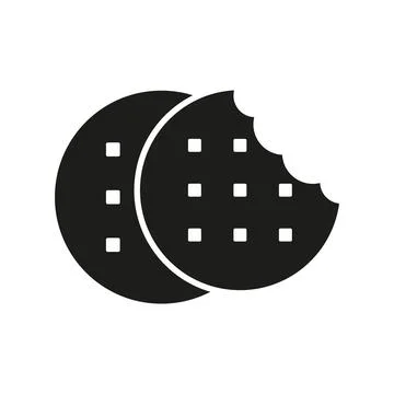 Biscuit food bakery icon vector basic design simple and modern Illustrazione stock