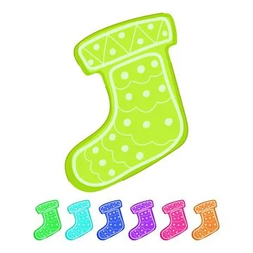 Biscuit gingerbread vector cartoon graphic Stock Illustration