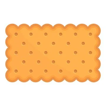 Biscuit icon cartoon vector. Cookie food Stock Illustration