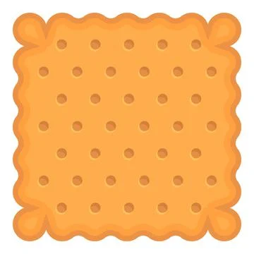 Biscuit icon cartoon vector. Cookie food Stock Illustration