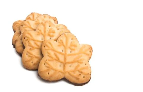 Biscuit isolated Stock Photos