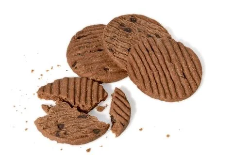 Biscuit  isolated on white background Stock-Fotos