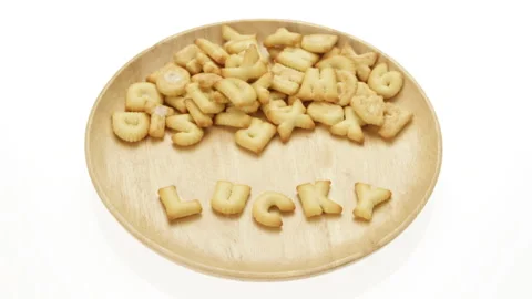 Biscuit of Lucky Stock Footage 155909547
