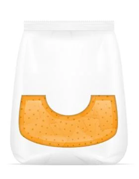 Biscuit in packaging vector illustration Stock Illustration