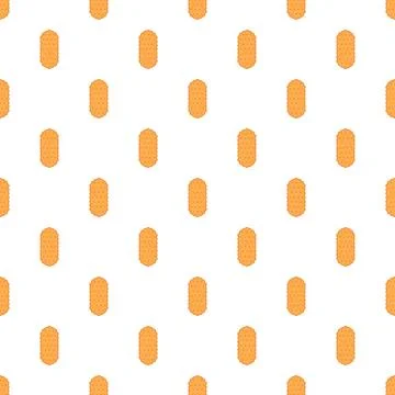Biscuit pattern creating a seamless snack background Stock Illustration