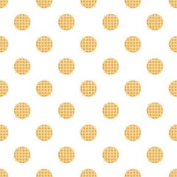 Biscuit pattern seamless Stock Illustration
