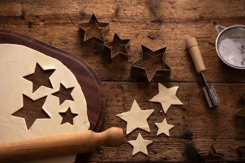 Biscuit preparation 03 Stock Photos