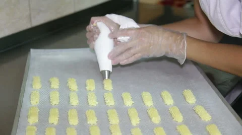 Biscuit Production Stock Footage 66420823