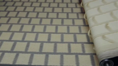 Biscuit production line Stock Footage 45865913