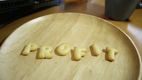 Biscuit of Profit Stock Footage 155909543