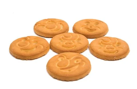 Biscuit shortbread on Halloween Stock Photos