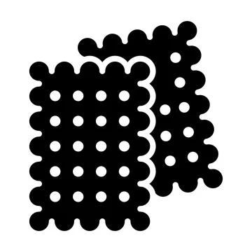 Biscuit Vector Icon Design Illustration Stock Illustration