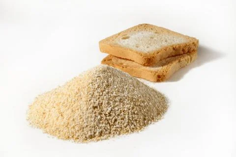 Biscuits and bread crumbs Stock Photos