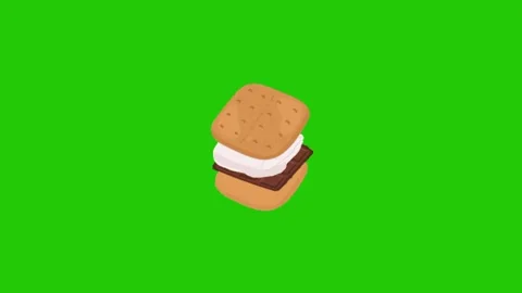 Biscuits animation on green screen Stock-Footage 332209743