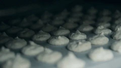 Biscuits baking in the oven Stock Footage 71407565