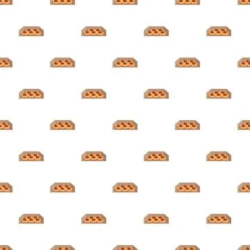 Biscuits in a box seamless pattern illustration 스톡 일러스트