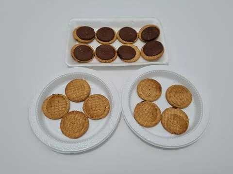 Biscuits chocolate Stock Photos