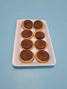 Biscuits chocolate Stock Photos