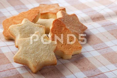 Biscuits close up Stock Photos
