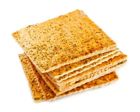 Biscuits with dill Stock Photos