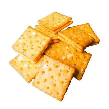 Biscuits is filled with cheese Stock Photos