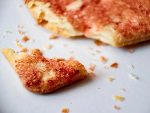 Biscuits flavoured with abon sapi or shredded beef, namely dried beef flakes Stock Photos