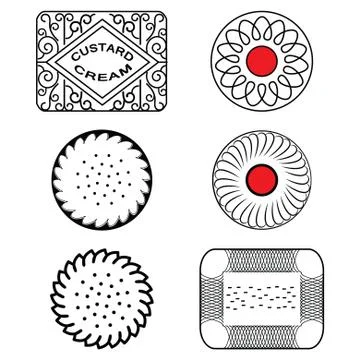 Biscuits Stock Illustration