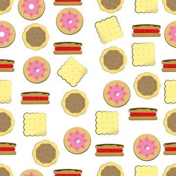 Biscuits Illustrazione stock