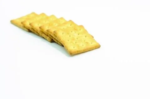 Biscuits isolate sort on white back ground Stock Photos