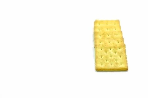 Biscuits isolate Sort on white back ground Stock Photos