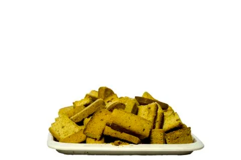 Biscuits isolate on white color background Foto stock