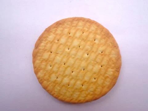 Biscuits isolated on a white background Foto stock