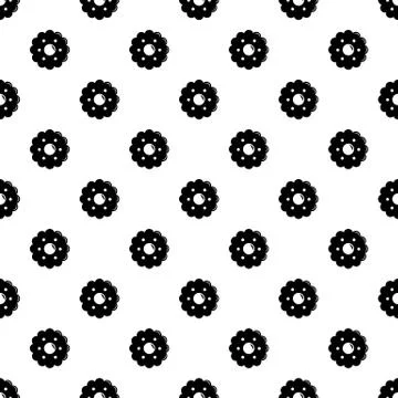 Biscuits pattern vector seamless Illustrazione stock
