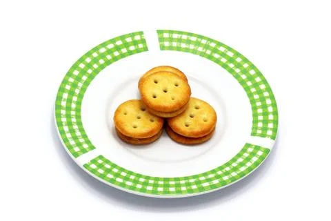 Biscuits pineapple fillings Stock Photos
