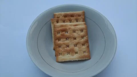 Biscuits sprinkled with sugar Stock Photos