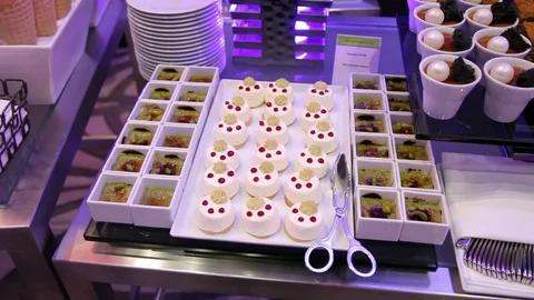 Biscuits on the table Stock Footage 82109525