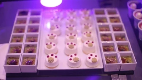 Biscuits on the table Vídeo Stock 82893751