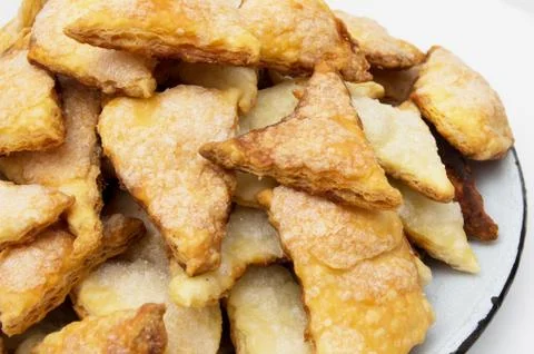 Biscuits tabs on white background Stock Photos