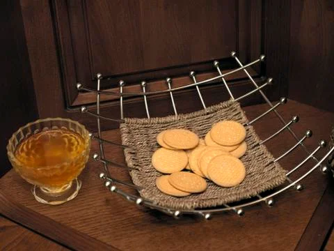 Biscuits In Vase Foto stock