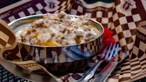 Biscuts and Gravy Stock Photos
