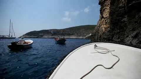 Bisevo boat Stock Footage 27609867