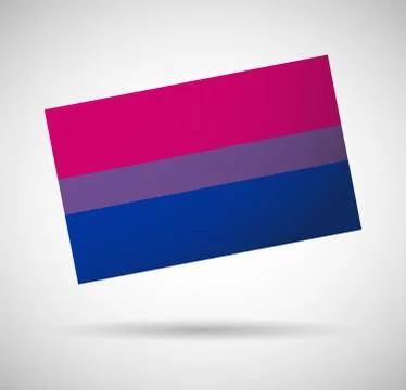 Bisexual flag Stock Illustration