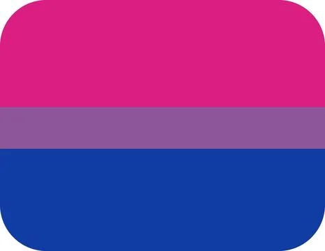 Bisexual Lgbt Pride Flag Rounded Icon Illustrazione stock