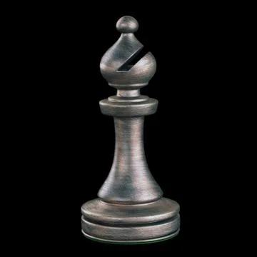 Bishop Chess Piece Ilustración de archivo